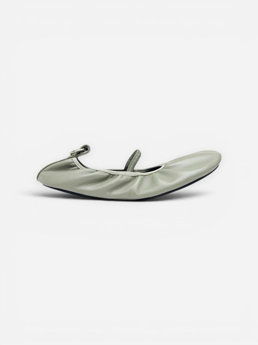 Green #1 Naira Green Leather Ballet Flats Alohas Ballet Flats