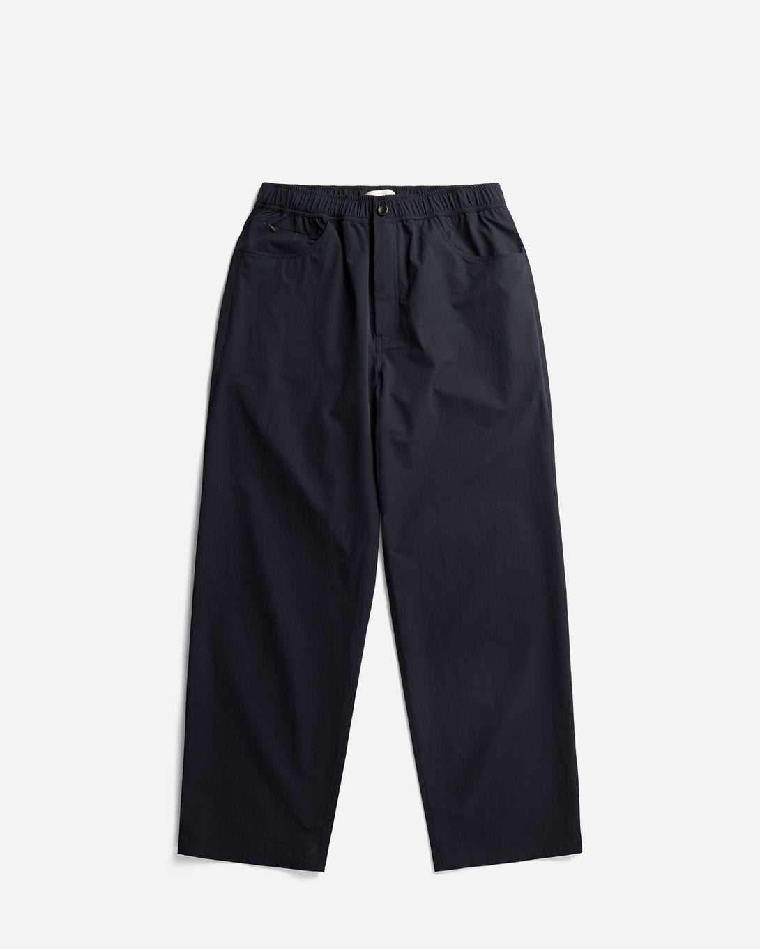 Dark Navy Kvitfjell Commuter Pant Mens Elastic Waistband Drawstring Light Pant Norse Projects