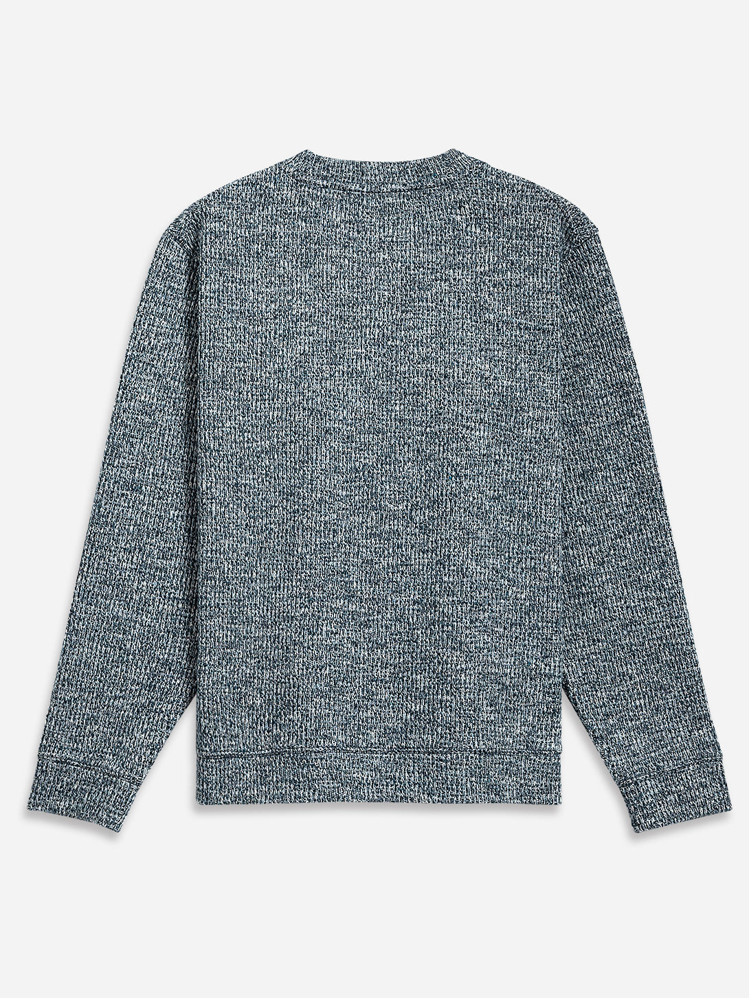 Navy Astor Cloud-Knit Sweatshirt Mens Lightweight Pullover Sweatshirt ONS Clothing