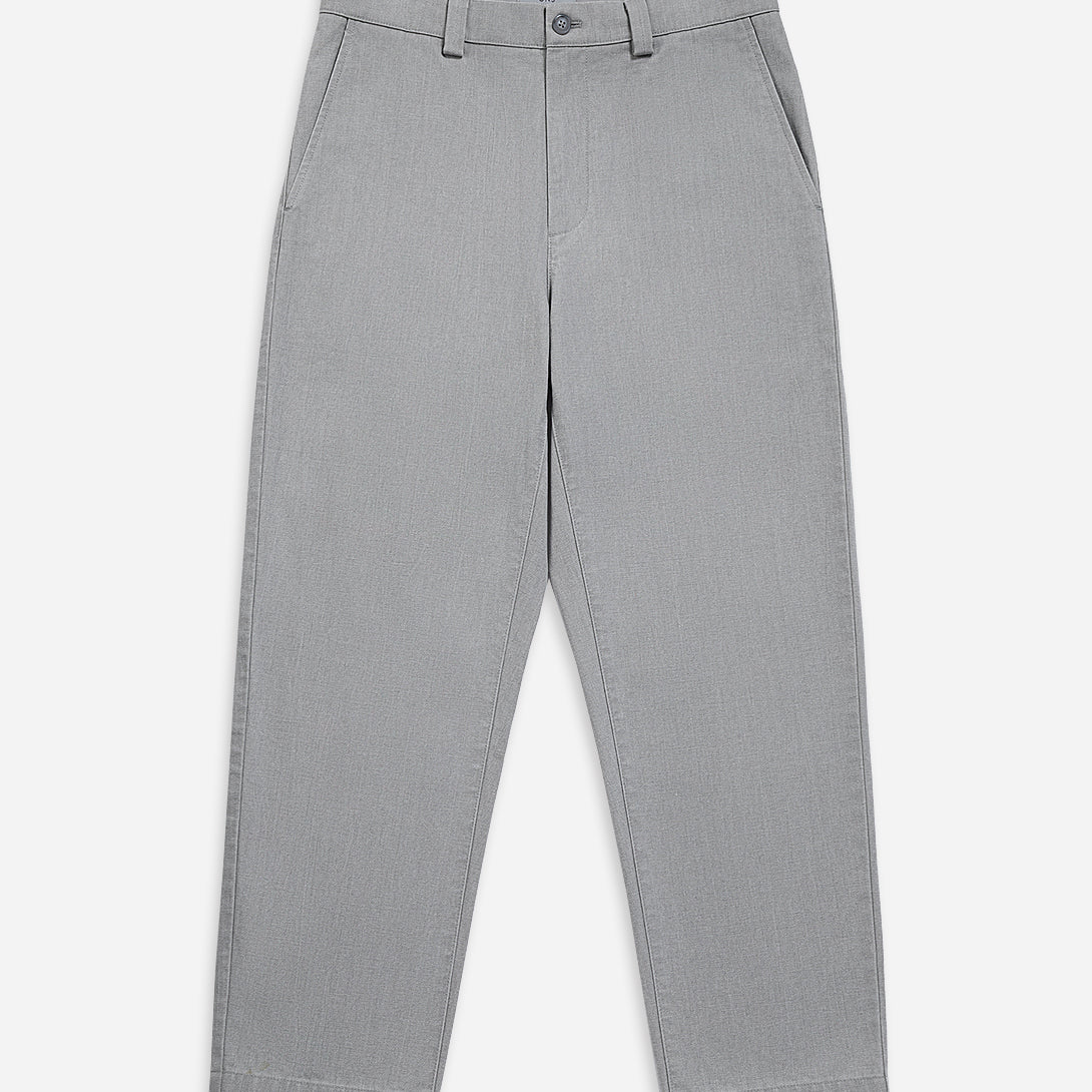 Grey Wythe Vintage Herringbone Trousers Mens Trouser Pants Relaxed Fit Herringbone Pattern ONS Clothing
