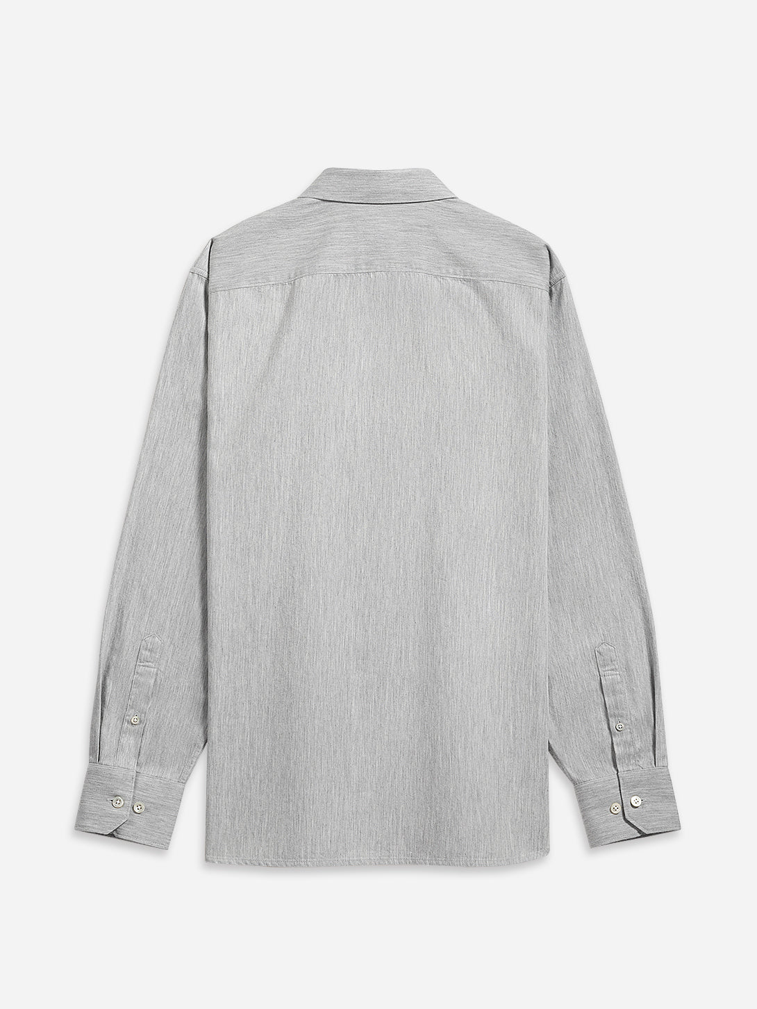 Grey Heather Arthur Heather Shirt Mens Woven Button Up Shirt ONS Clothing