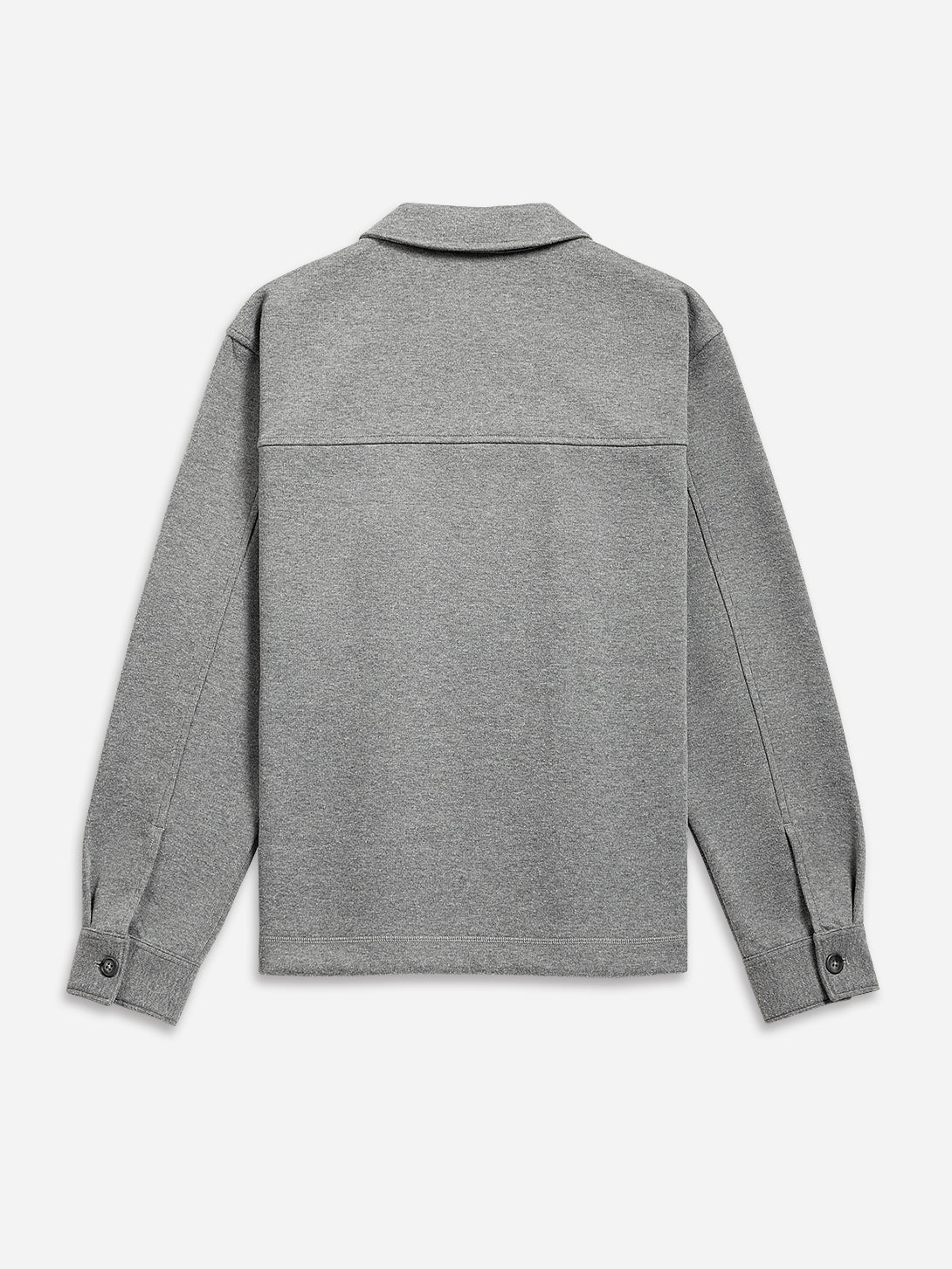 Grey Heather Corsa Woolly Overshirt Mens Layering Overshirt ONS Clothing