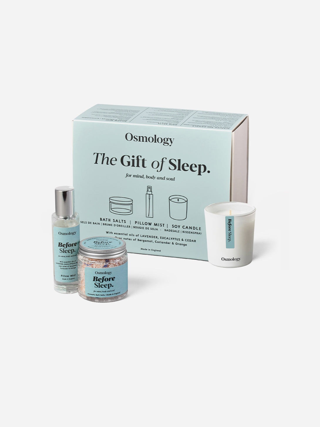 Gift of Sleep Sleep Gift Set Osmology Los Angeles Wellness Set