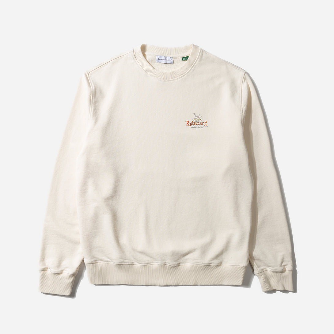 Off White Piano Bar Sweatshirt Mens Edmmond Studios Cotton Pullover Crewneck Sweatshirt
