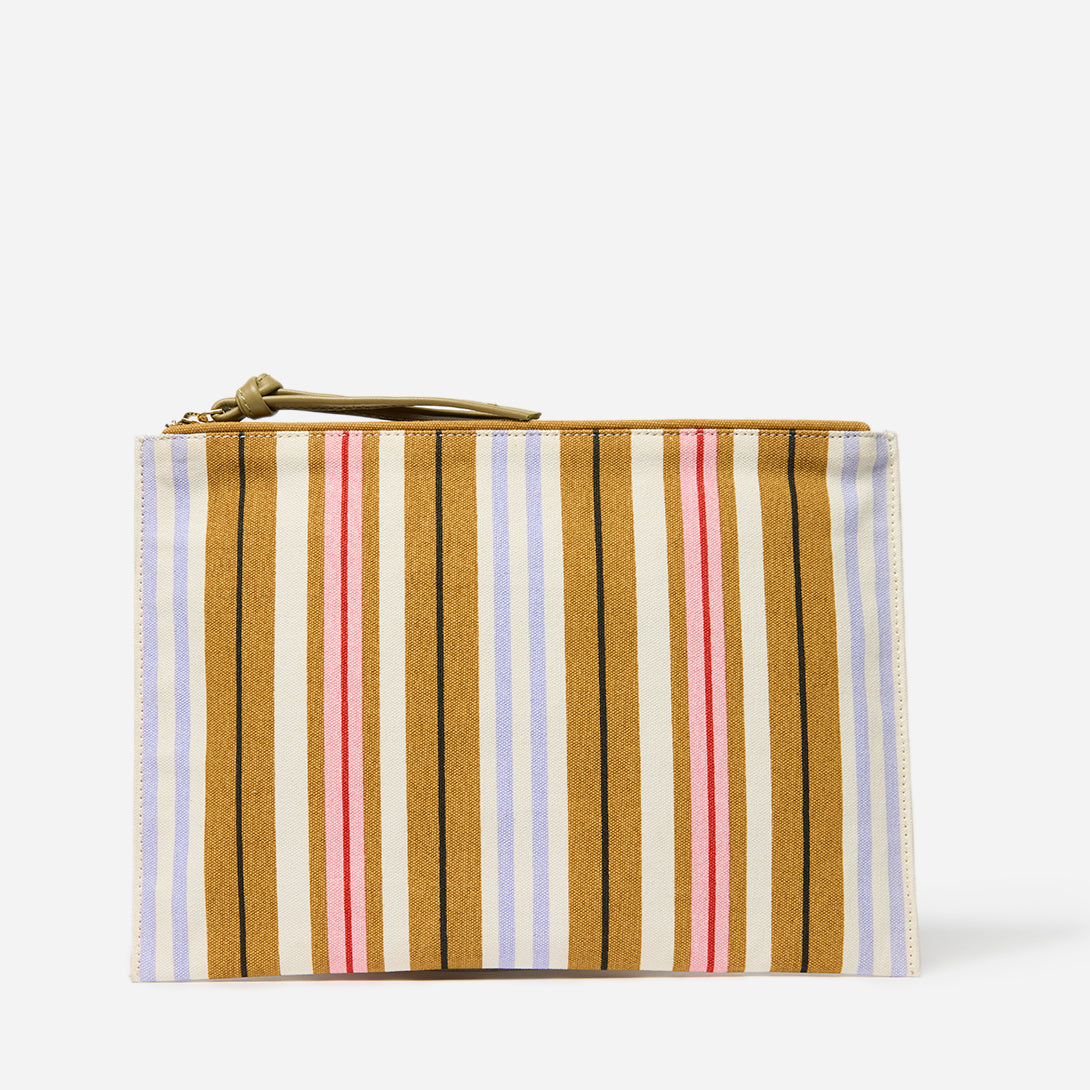 Stripes Multico Pouch Inoui Editions Small Travel Case
