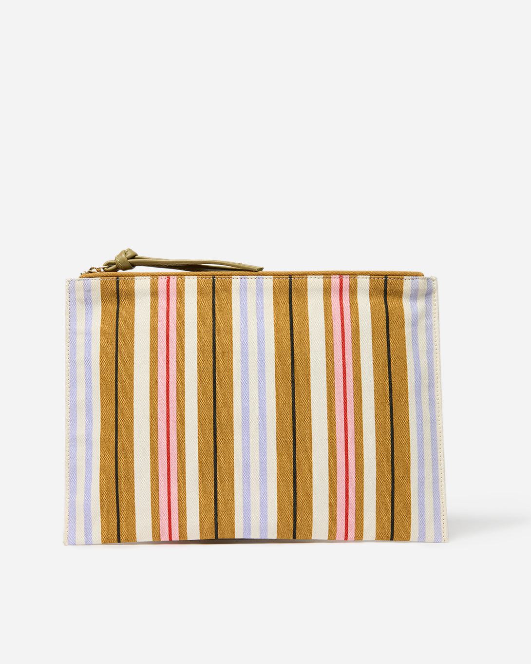 Stripes Multico Pouch Inoui Editions Small Travel Case