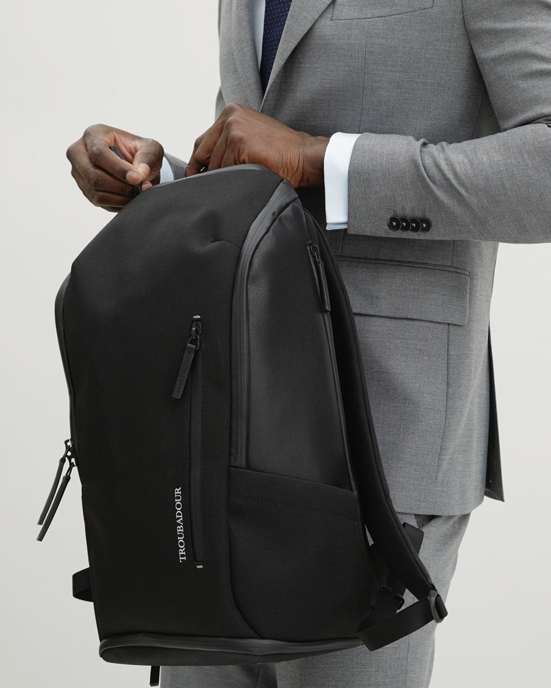 Black Pioneer Backpack Troubadour Everyday Bag