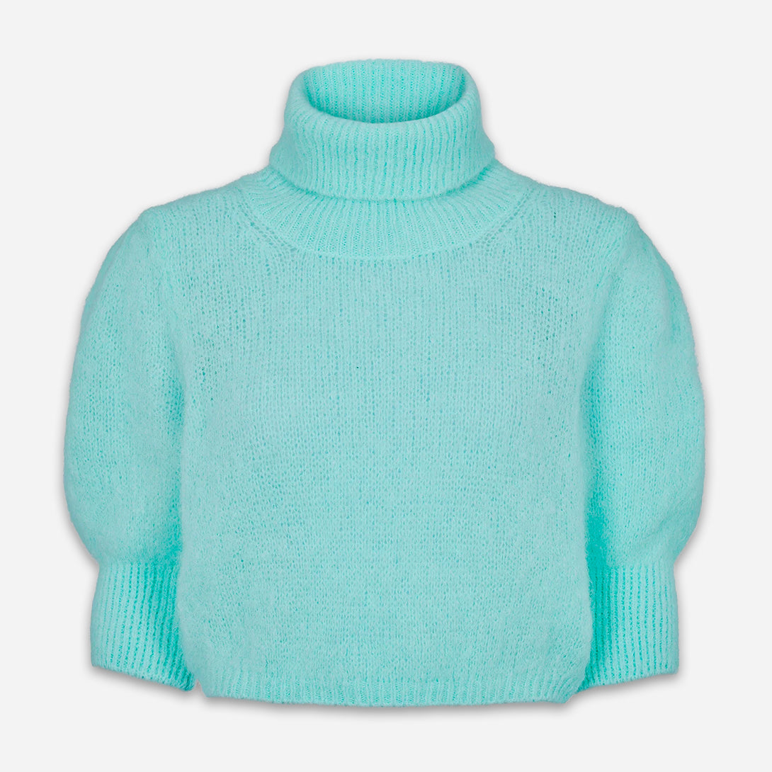 Seafoam Green Piro Rollneck Alpaca Pullover American Dream Womens Turtleneck Pullover Sweater