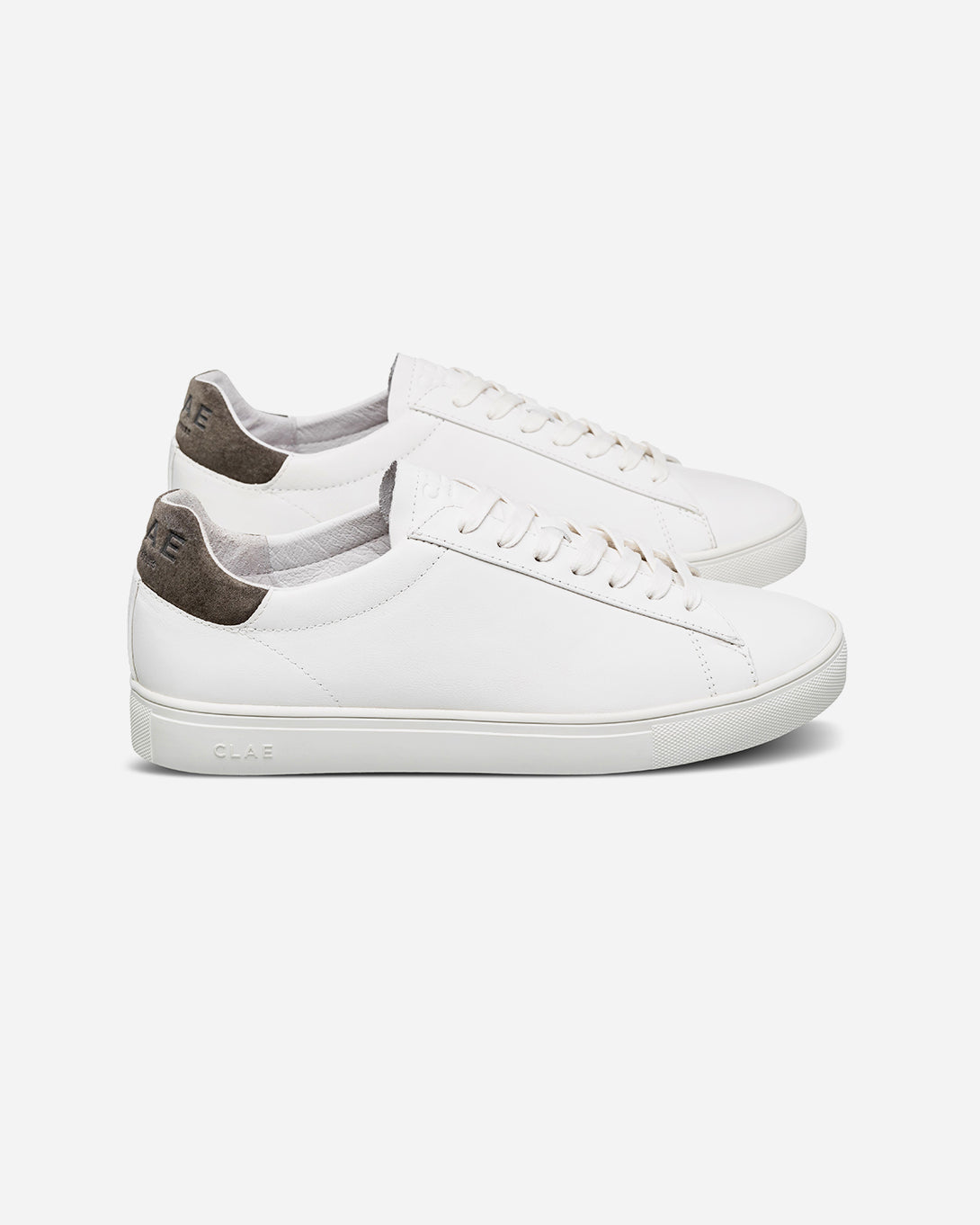 White Leather Olive Night Bradley Clae Vegan Sneakers Clae Los Angeles Fall Winter Clae Shoes