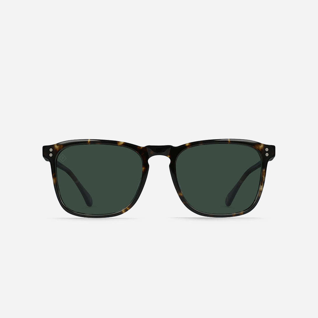 Brindle Tortoise/Green Polarized Wiley Raen Sunglasses Polarized Glasses
