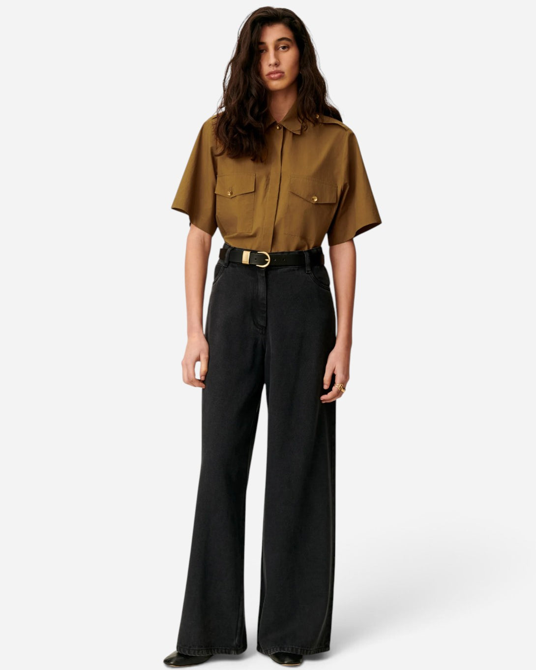 Black Dalt Womens Denim Jeans Sessun