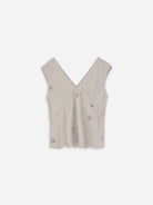 Dusty Lavender Rose Top Skall Studio Womens Textured Top Rose Pattern Top