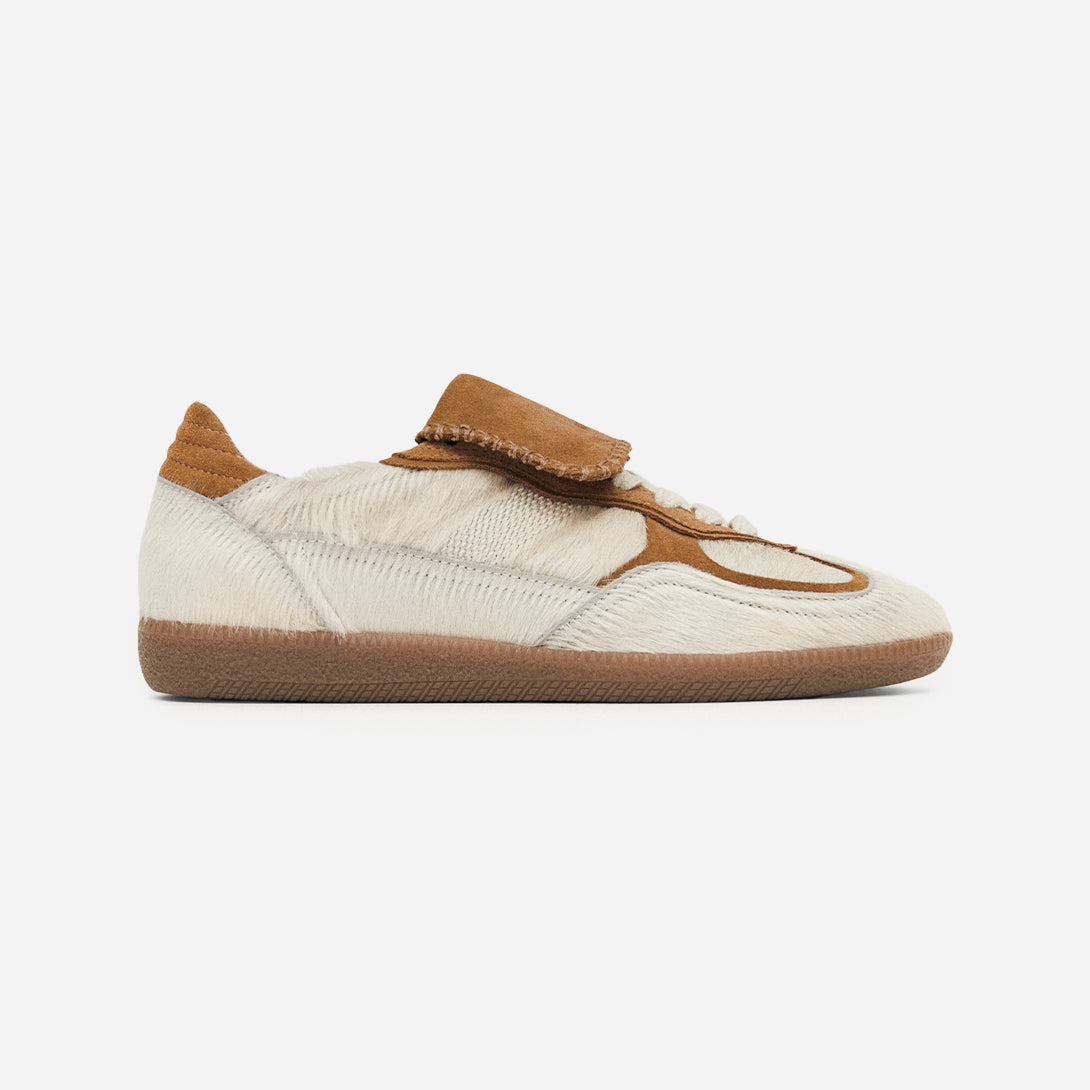 Tan Tb. 490 Club Soft Alohas Calf Hair Sneakers Womens Shoes