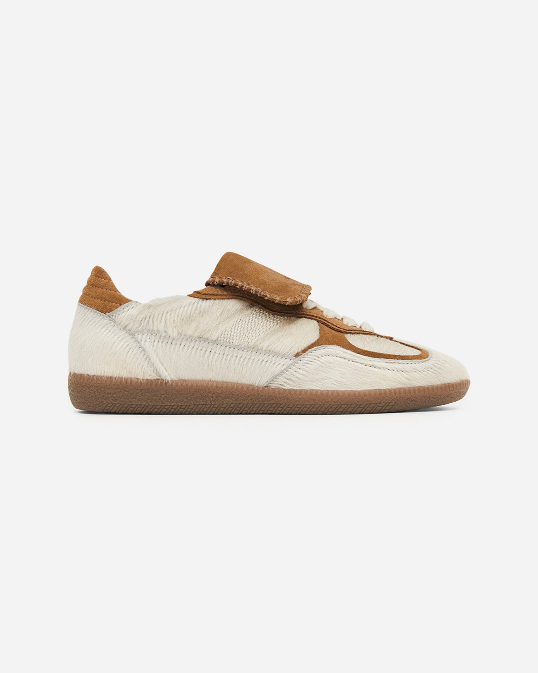 Tan Tb. 490 Club Soft Alohas Calf Hair Sneakers Womens Shoes