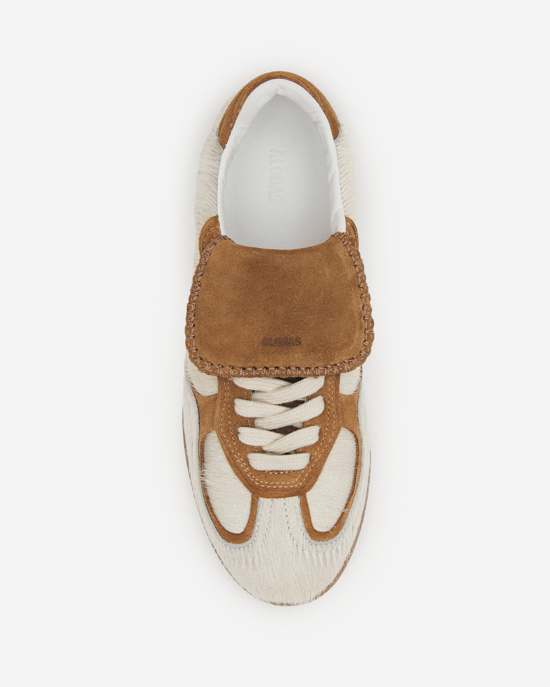 Tan Tb. 490 Club Soft Alohas Calf Hair Sneakers Womens Shoes