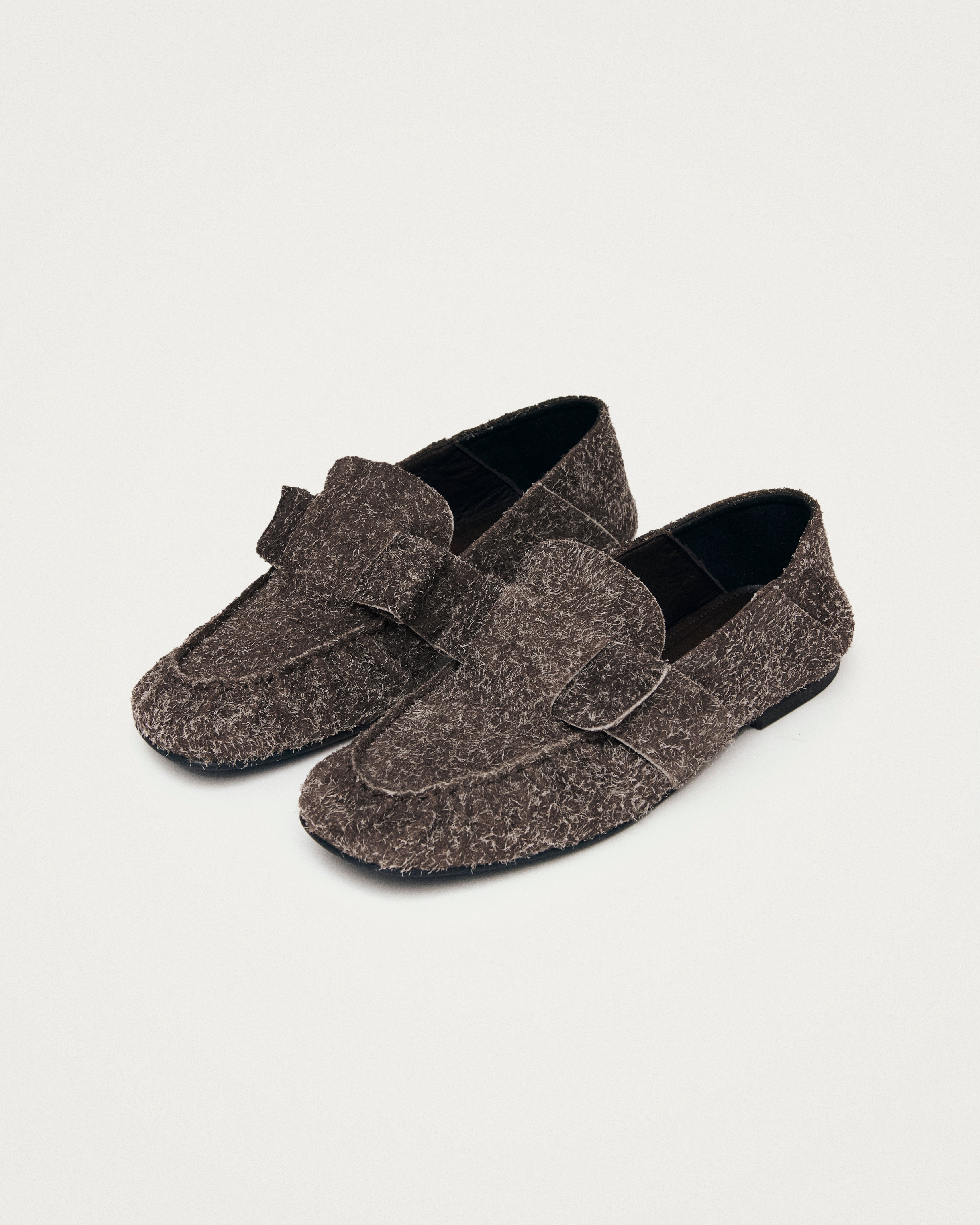 Fuzzy Brown Aeryn Suede Alohas Shoes