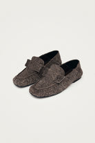Fuzzy Brown Aeryn Suede Alohas Shoes