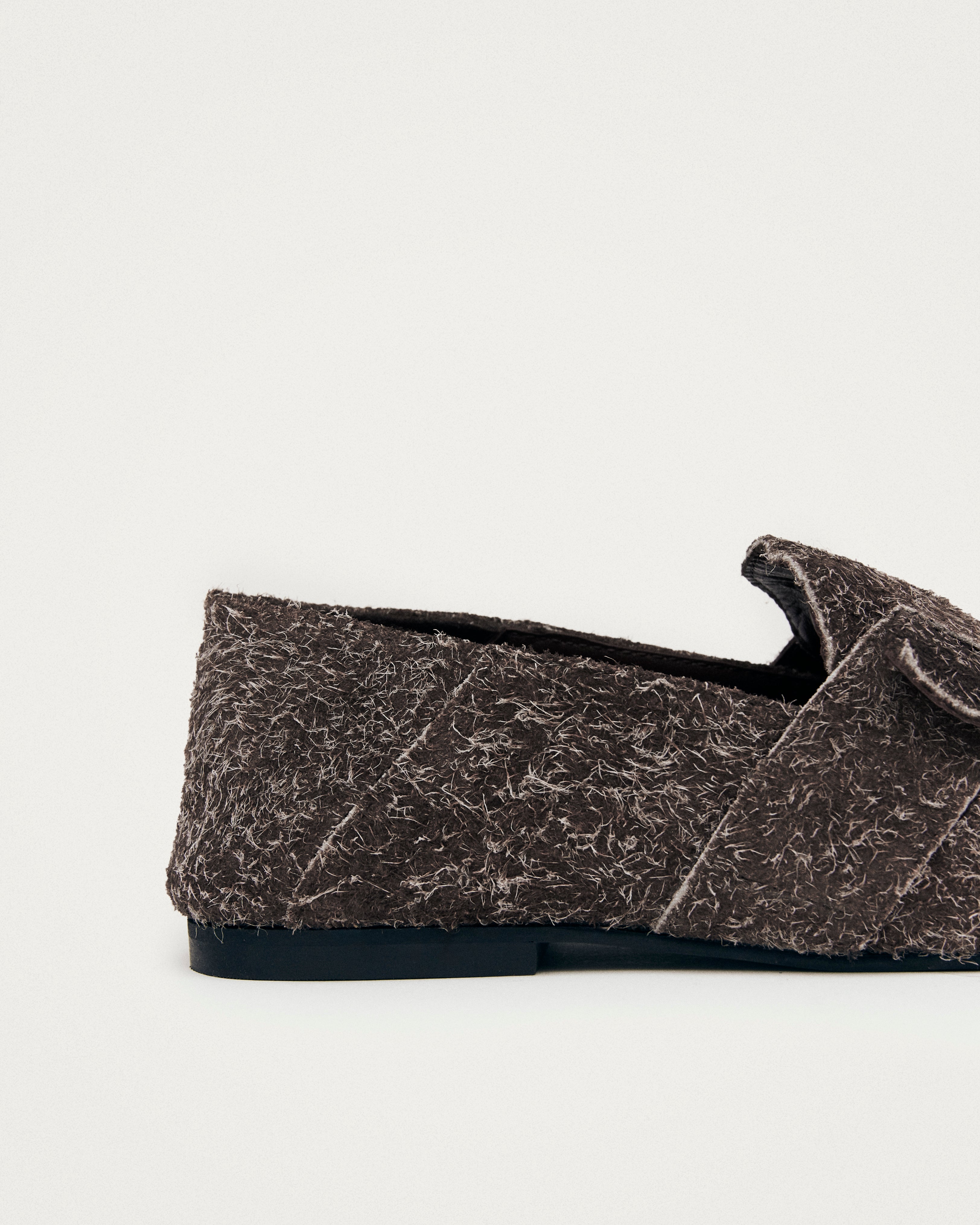 Fuzzy Brown Aeryn Suede Alohas Shoes
