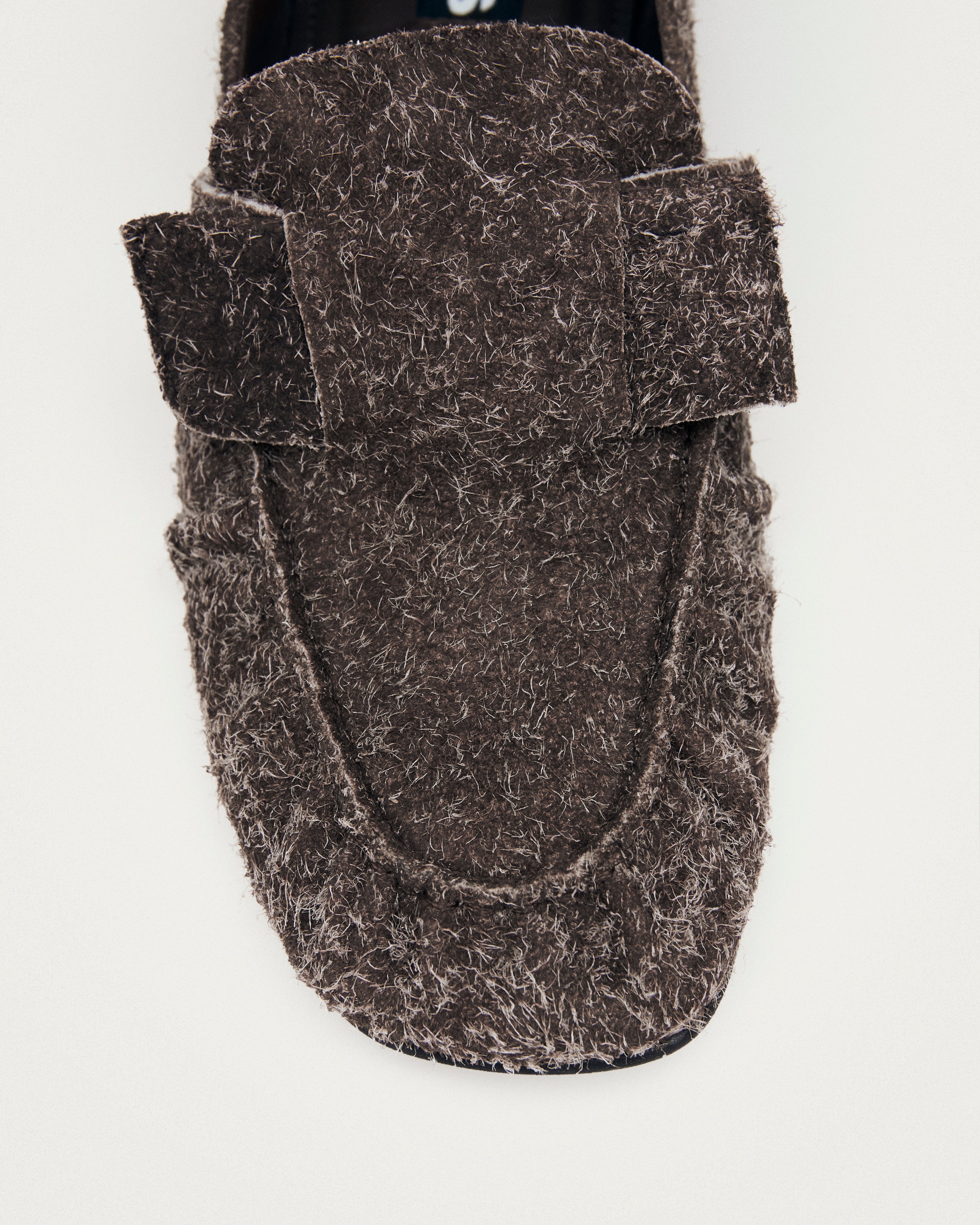 Fuzzy Brown Aeryn Suede Alohas Shoes