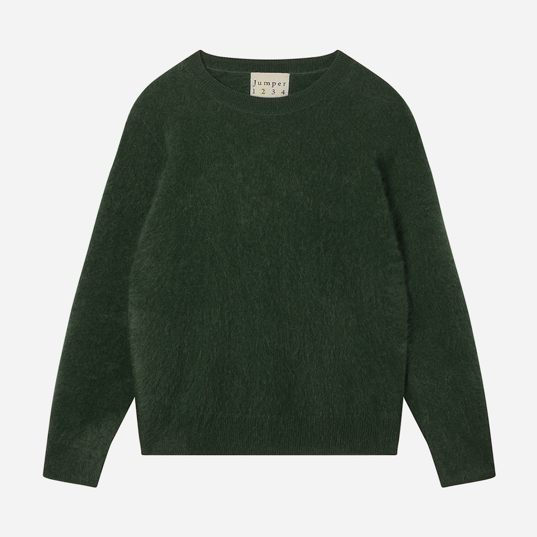 Jungle Brushed Crew Jumper1234 Cashmere Crewneck Sweater Womens
