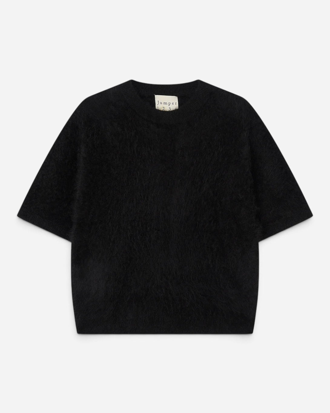 Black Oversized Brushed T Shirt Womens T Shirt Jumper1234