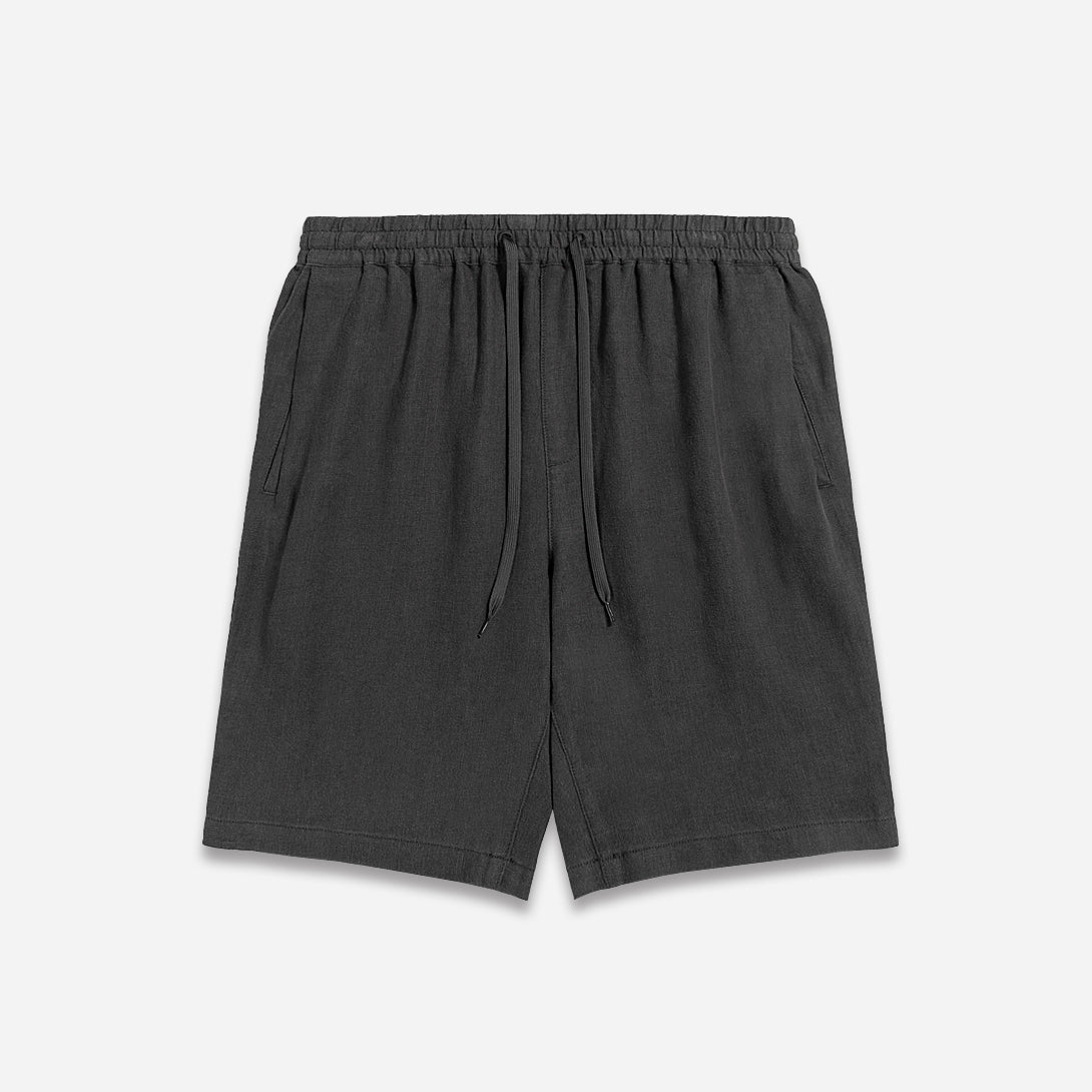 FORGED IRON Ward Linen Shorts Summer Linen Drawstring Short