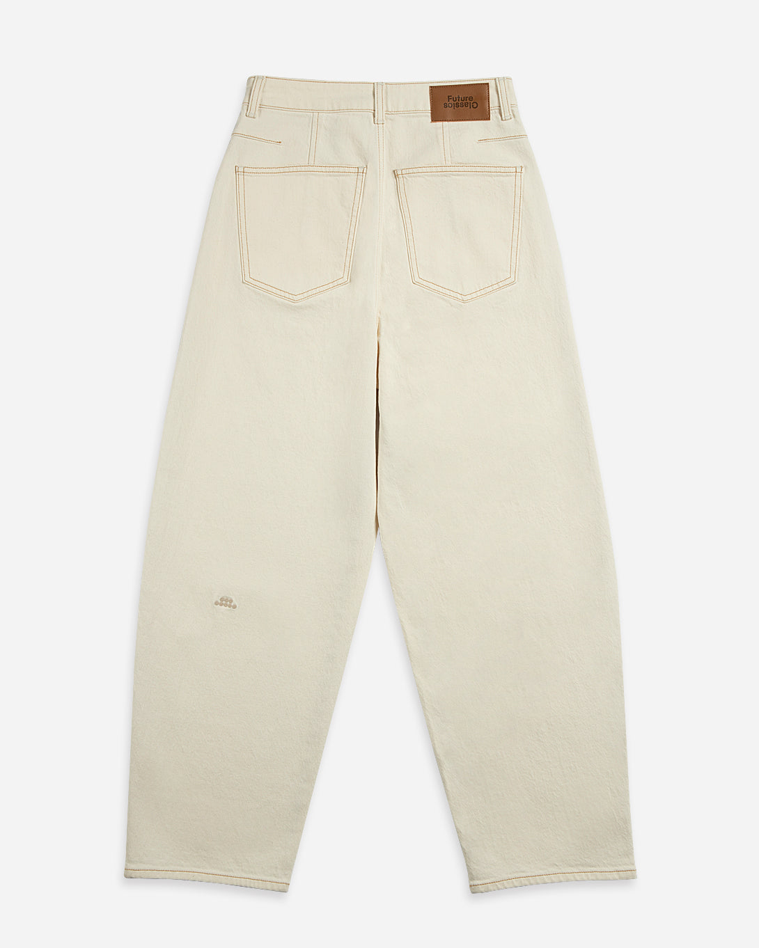 Seed Pearl High Waisted Dyed Barrel Womens Future Classics Cropped Denim Pants
