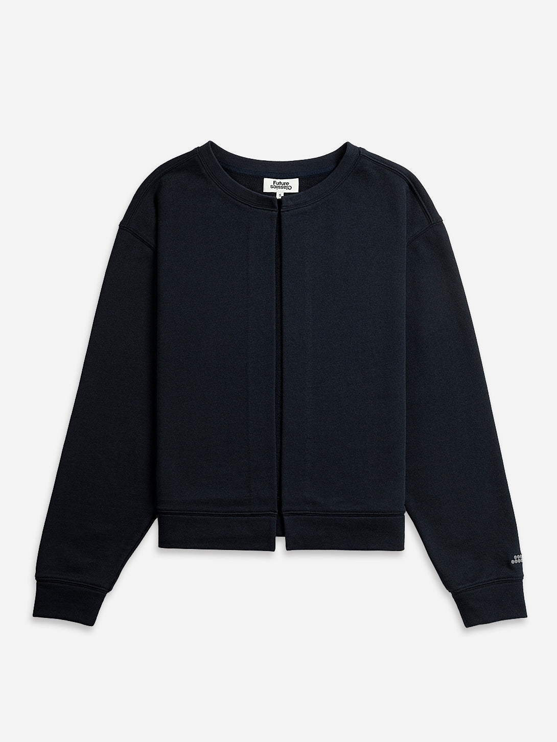 Navy Blazer Split Cardigan Womens Casual Open Cardigan