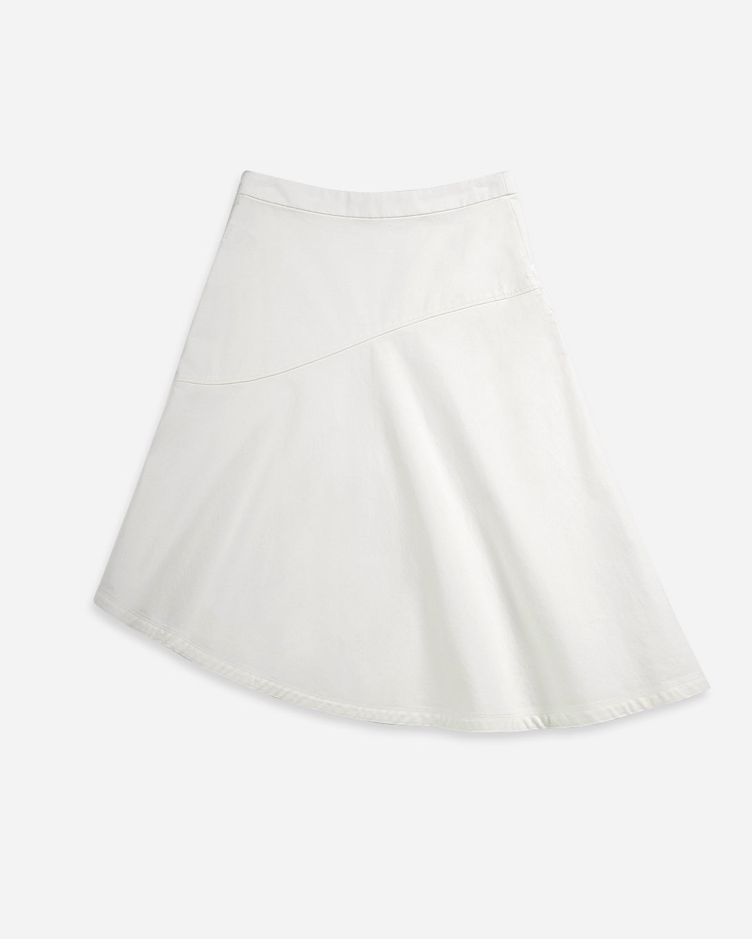 Pure White Asymmetric Skirt Womens Future Classics Summer Skirt