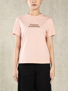 Evening Sand FC Logo Tee Womens Short Sleeve Print Tee