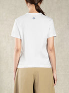 Pure White /Infinity Print FC Logo Tee Womens Short Sleeve Tee