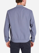 GRAY BLUE Dominic Bomber Twill Jacket Mens Summer Layering Outerwear