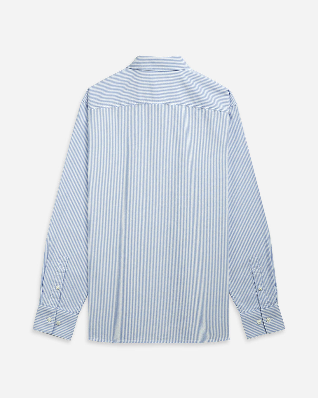 LAVENDER BLUE/WHITE STRIPE Vance Stripe Oxford Shirt Mens Button Down Pocket Shirt