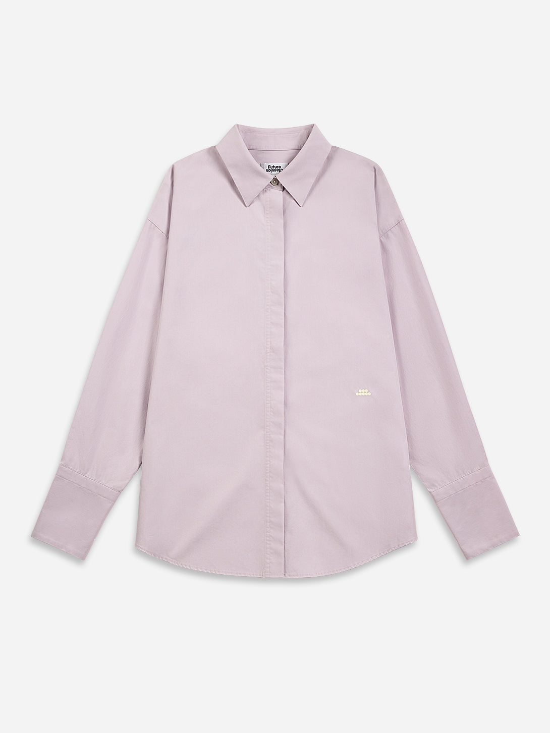 Iris Purple Back Slit Shirt Womens Button Up Shirt Long Sleeve Woven Shirt Womens Collared Dress Shirt