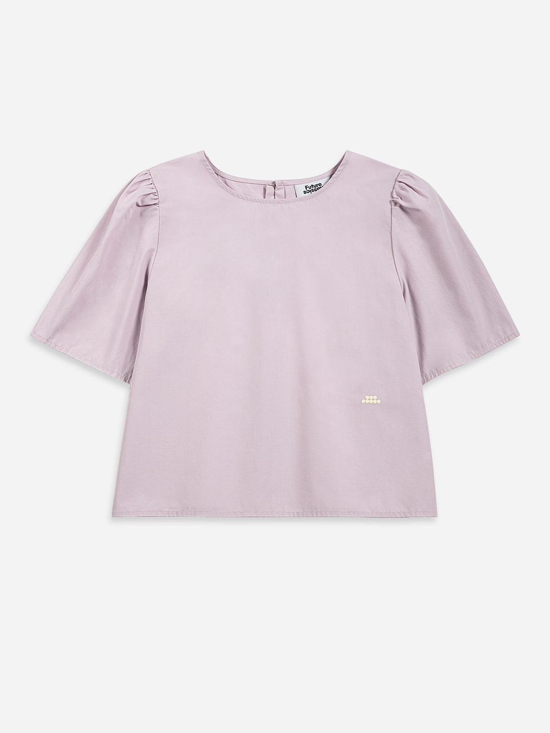 Iris Purple Puff Sleeve Blouse Womens Purple Puff Sleeve Shirt Womens Summer Blouse