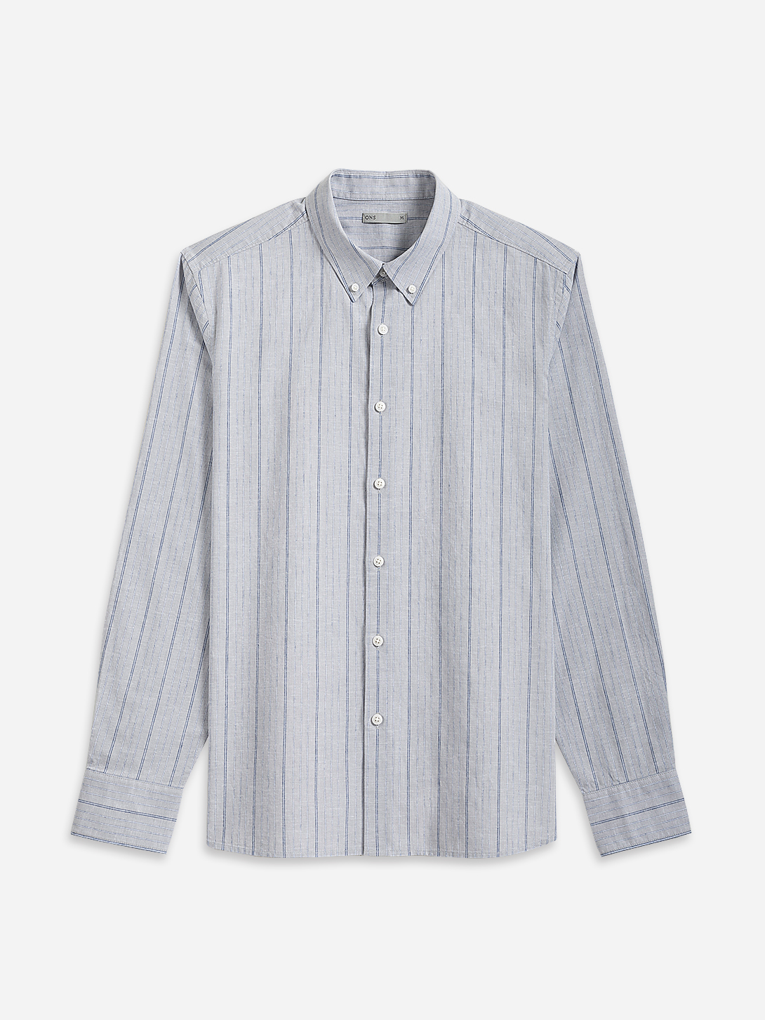 Lt Grey Stripe Fulton Stripe Shirt Mens Striped Dress Shirt Button Down Collar Pinstripe Button Down