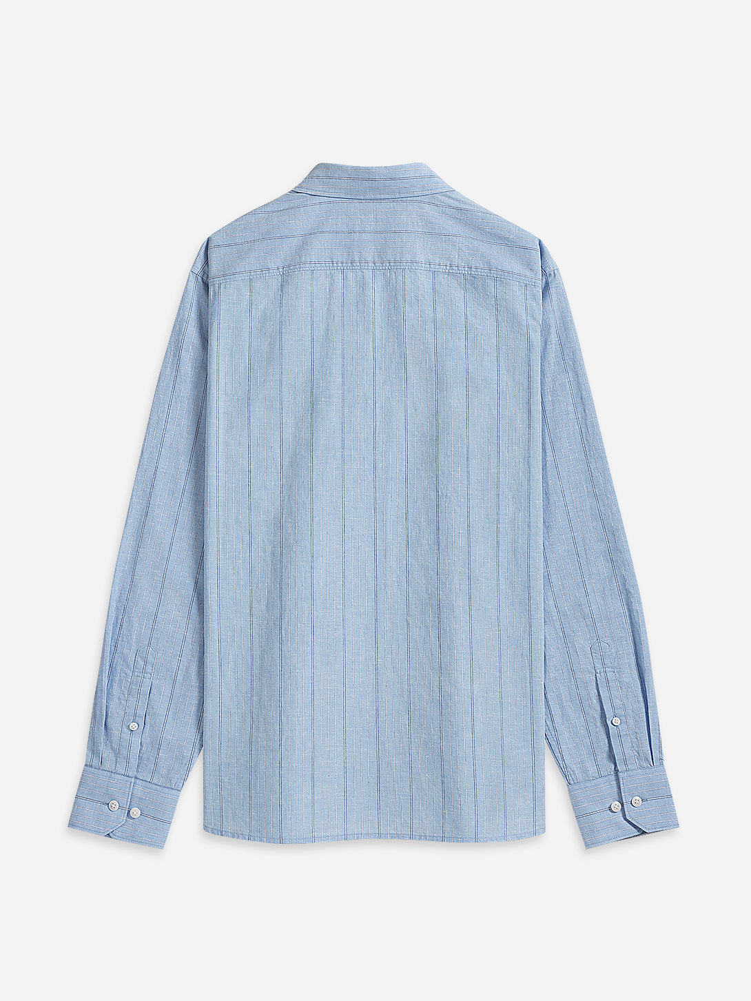 Lt Blue Stripe Fulton Stripe Shirt Mens Striped Dress Shirt Button Down Collar Pinstripe Button Down