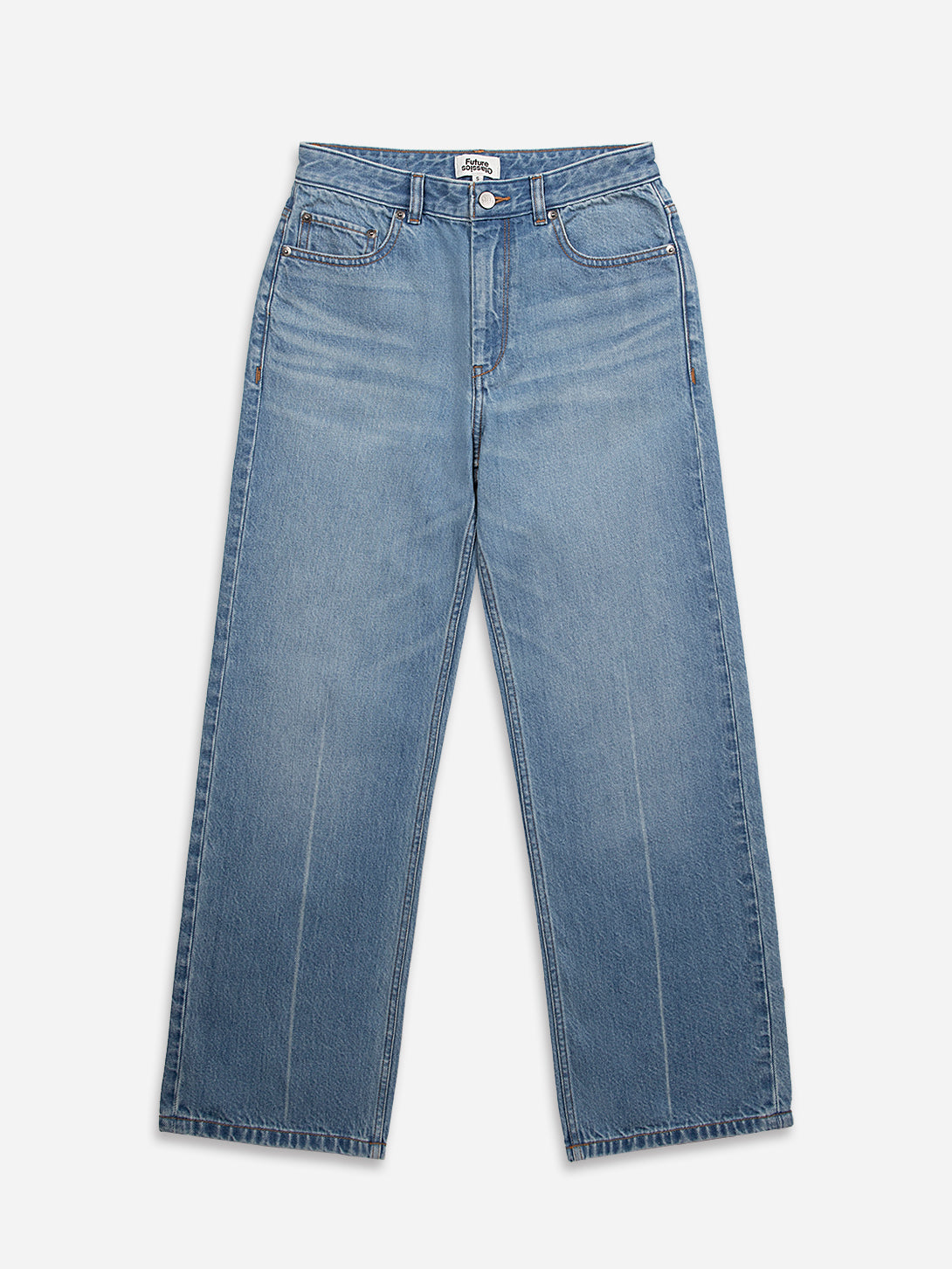 Lt Indigo Straight Leg Jeans Womens Light Wash Denim Jeans Lt Indigo Denim Straight Fit
