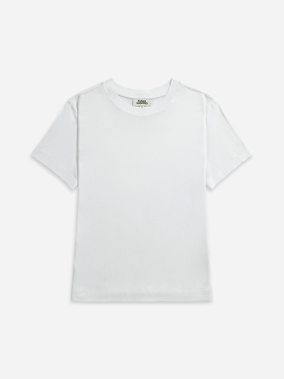 Pure White Classics Tee Womens Short Sleeve Tee Shirt Womens Basic Tee Short Sleeve