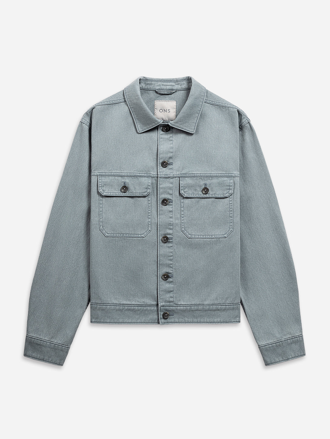 Steel Blue Elliot Washed Trucker Jacket Mens Light Wash Trucker Jacket Button Closure Collared Mens Denim