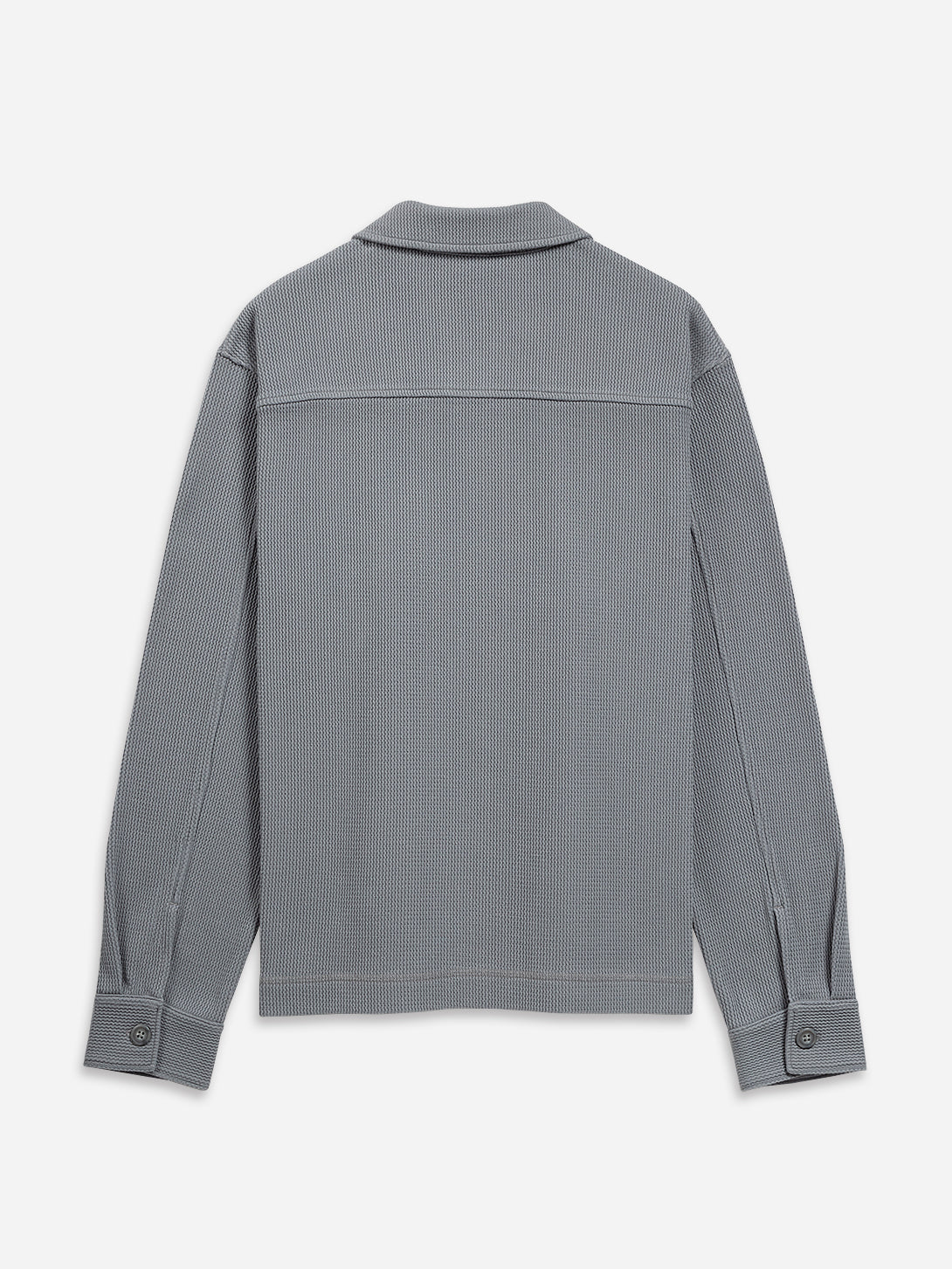 Marlin Blue Beacon Textured Cardigan Mens Knit Collared Button Up Shirt