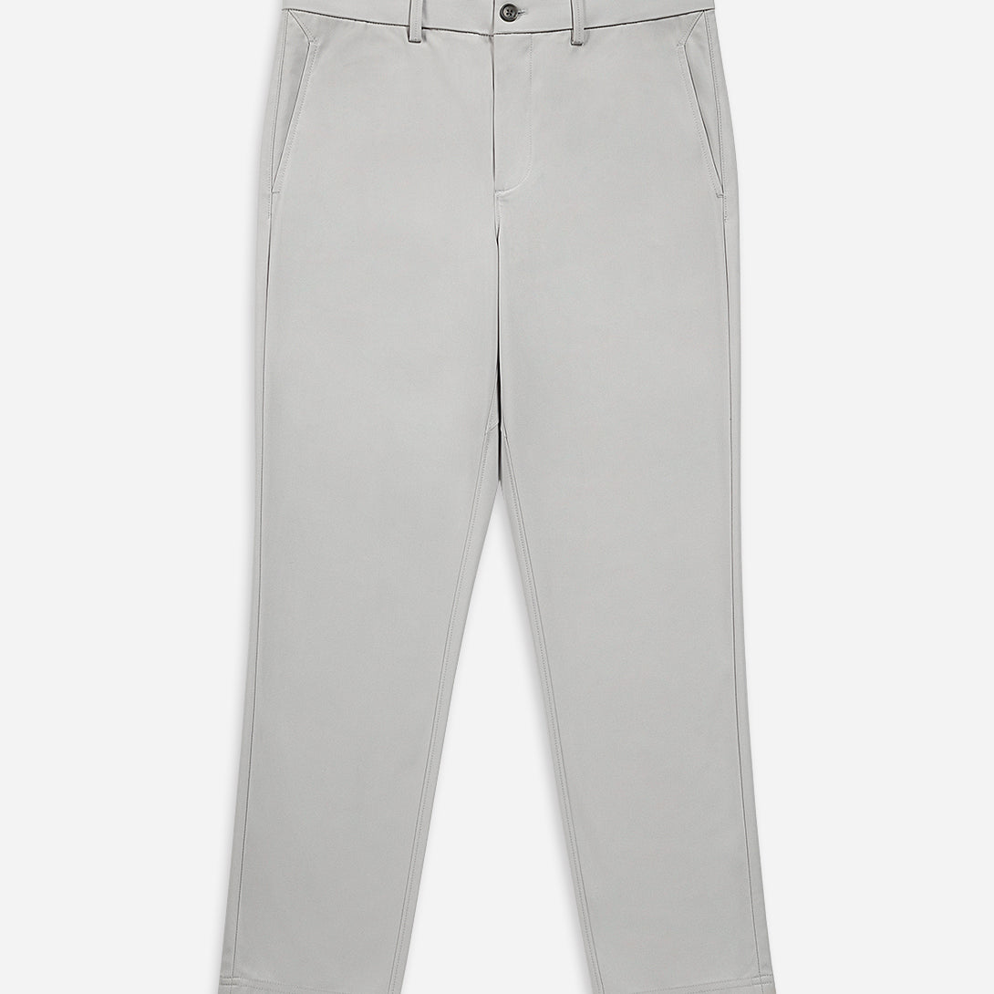 Grey Greenway Motion Tapered Trousers Mens Polyester Lightweight Trousers Summer Pants Stretch