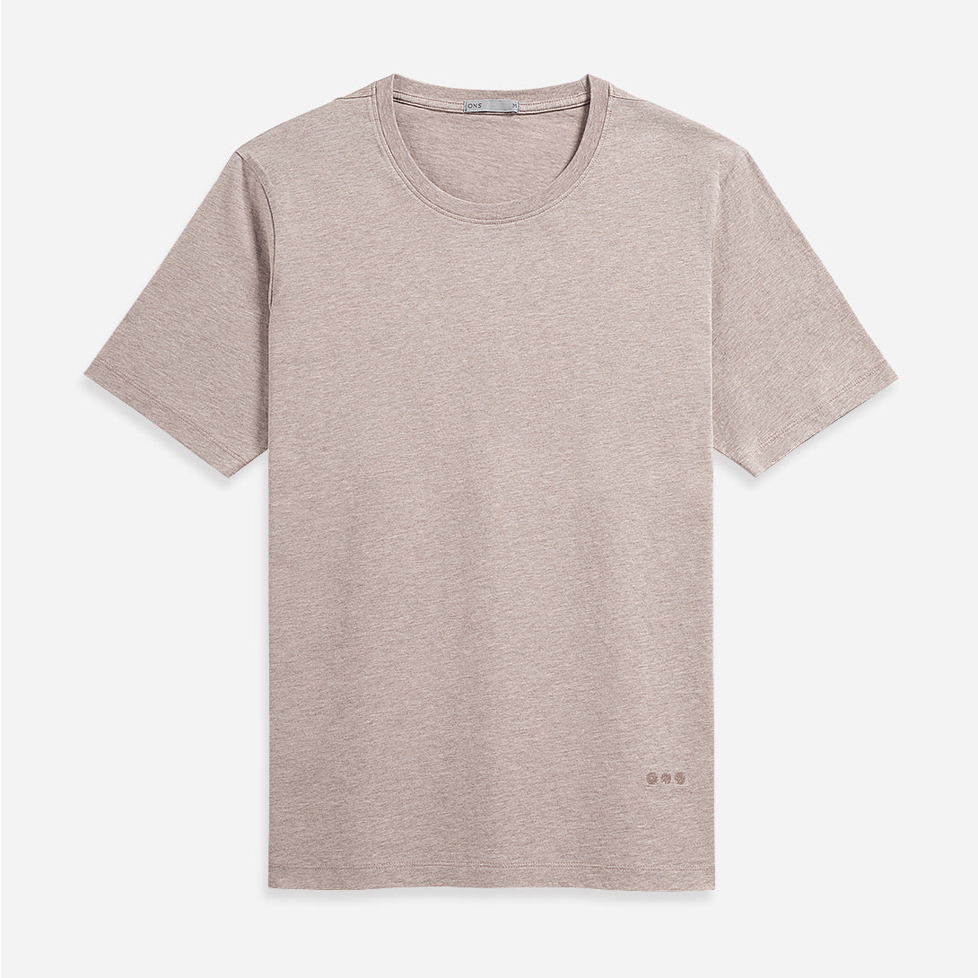 Rosy Brown Heather Village Heather Tee Mens Basic Tee Soft Heather Fabric Everyday Shirt Short Sleeve
