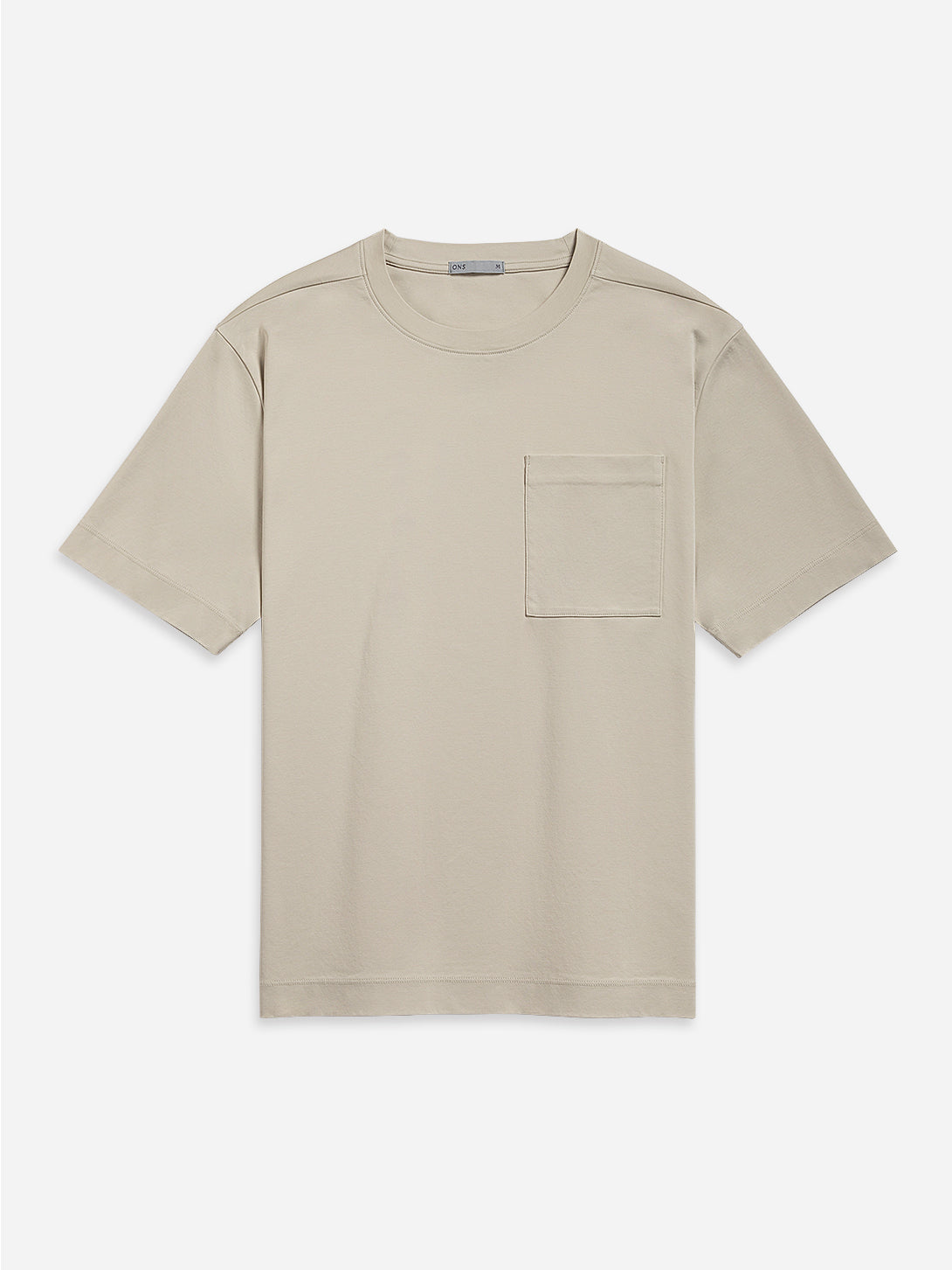 Lt Stone Baseile Pocket Tee Mens Relaxed Fit Short Sleeve Pocket Tee Shirt Stretch Athleisure