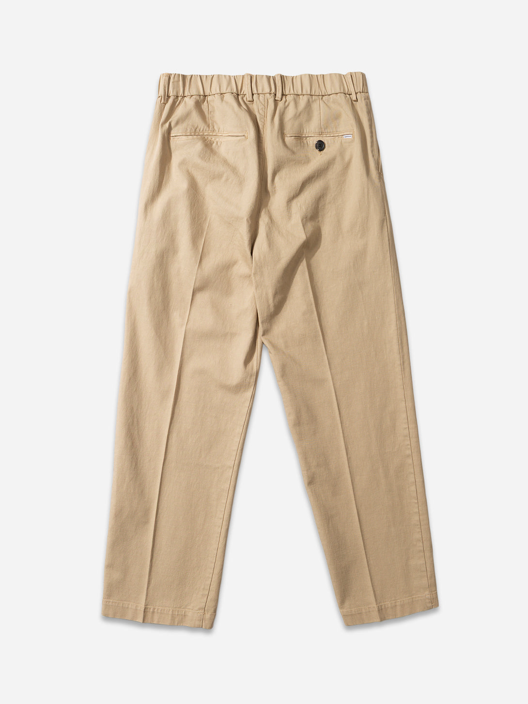Plain Tan Summer Jack Pant Mens Pleated Trouser Pants Lightweight Edmmond