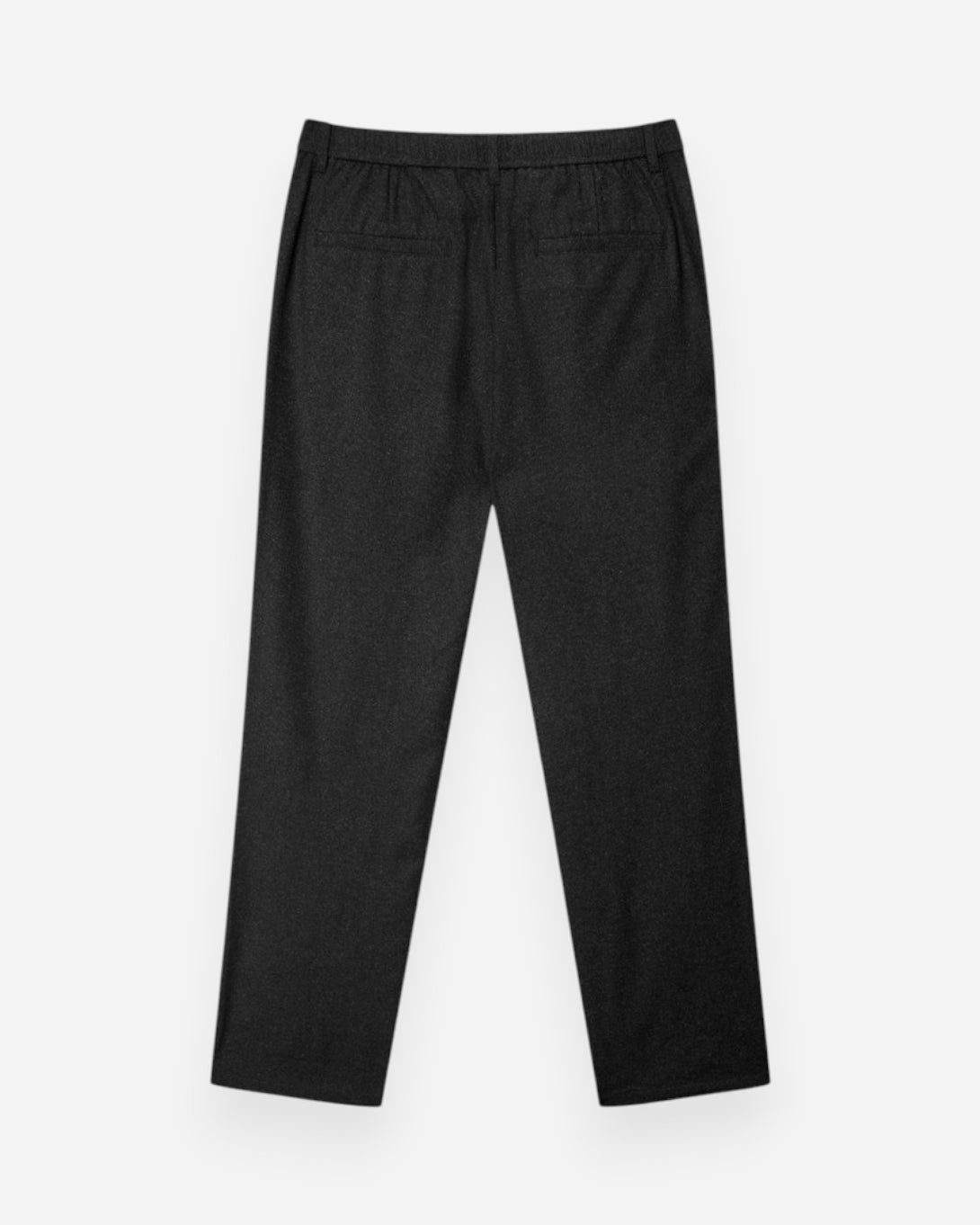 Dark Grey Mel Sabertil Trousers Mens Pleated Pants Samsoe Samsoe