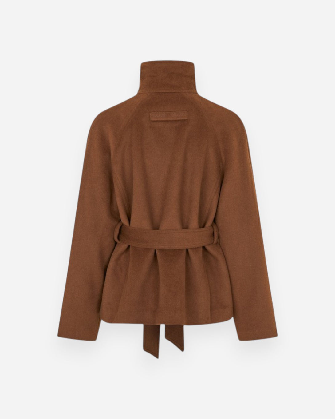Potting Soil Sagia Jacket Womens Wool Heavy Coat Samsoe Samsoe