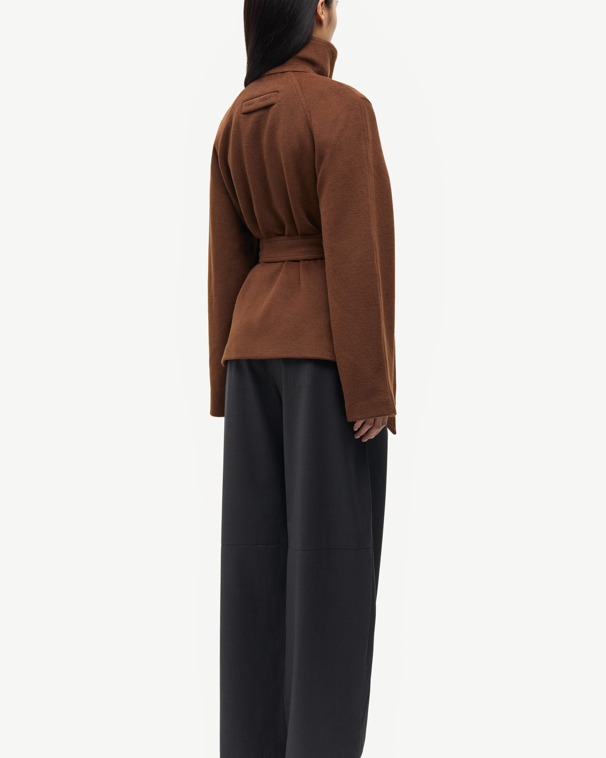 Potting Soil Sagia Jacket Womens Wool Heavy Coat Samsoe Samsoe
