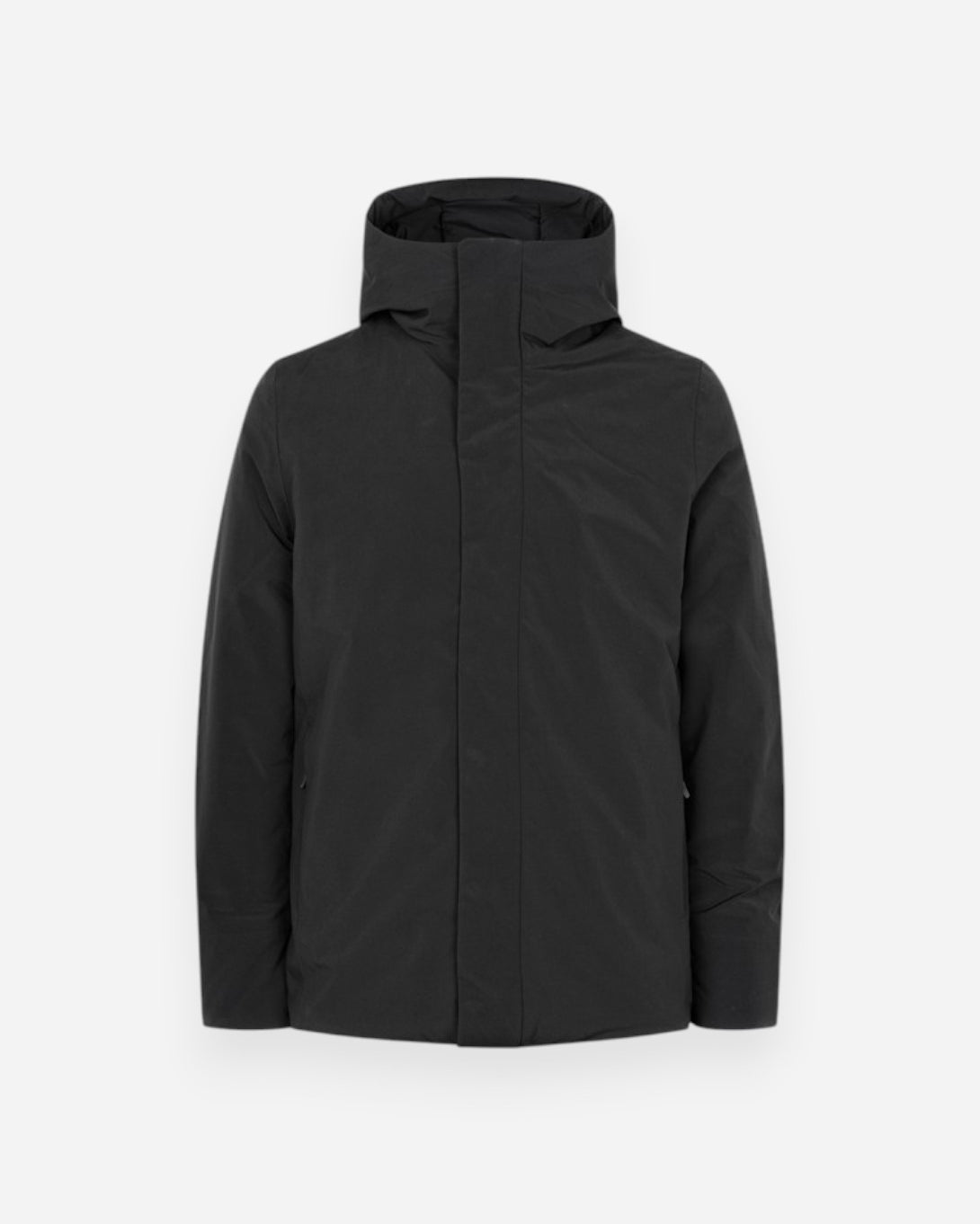 Black Sajohn Jacket Mens Puffer Jacket Samsoe Samsoe