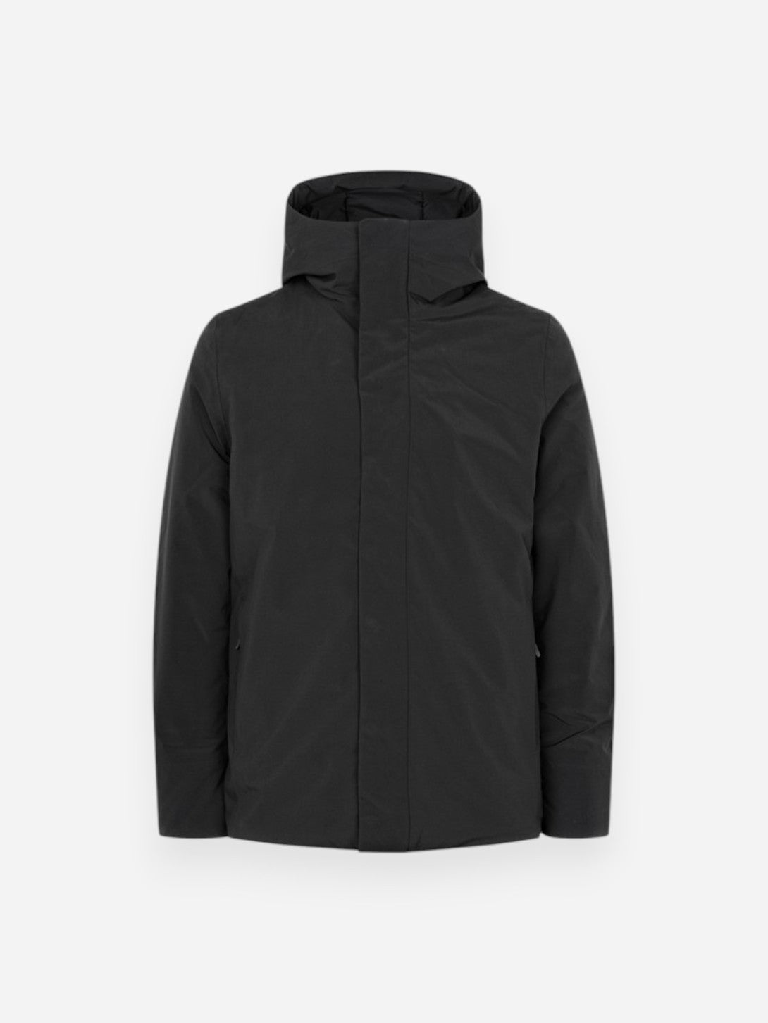 Black Sajohn Jacket Mens Puffer Jacket Samsoe Samsoe